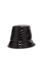 Matchesfashion.com Maison Michel - Souna Quilted Pvc Bucket Hat - Womens - Black