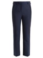 Matchesfashion.com Weekend Max Mara - Pesche Trousers - Womens - Navy