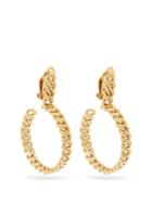 Orit Elhanati 24ct Gold Chain Hoop Earrings
