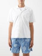 Frame - Cotton-blend Short-sleeved Shirt - Mens - White
