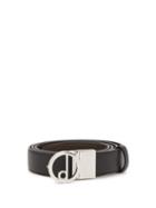 Dunhill - D-ring Leather Belt - Mens - Black