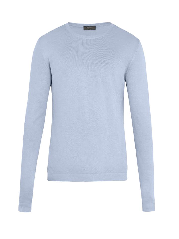 Berluti Crew-neck Silk Sweater