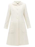 Matchesfashion.com Goat - Parisian Single Breasted Wool Coat - Womens - Ivory