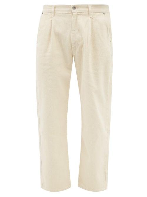 Albam - Easy Pleated Jeans - Mens - Cream