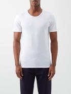 Zimmerli - Crew-neck Cotton-jersey T-shirt - Mens - White