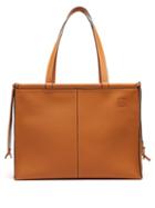 Matchesfashion.com Loewe - Cushion Large Grained Leather Tote Bag - Womens - Tan
