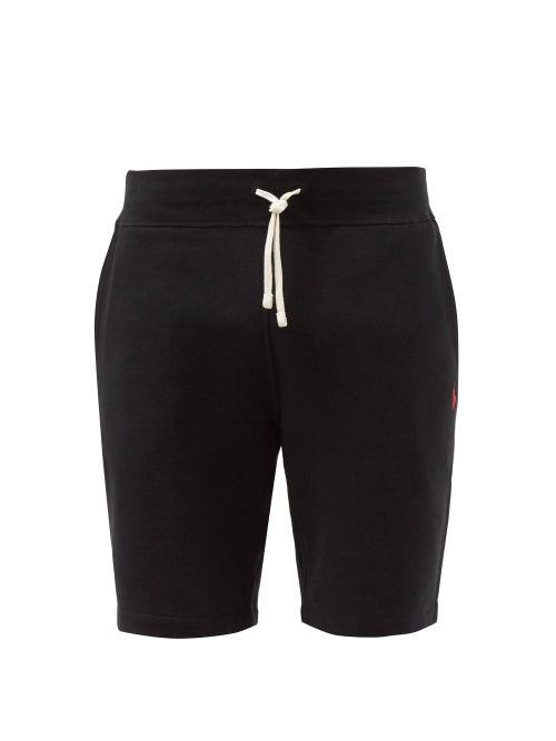 Polo Ralph Lauren - Drawstring Cotton-blend Jersey Shorts - Mens - Black