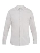 Prada Classic-fit Poplin Cotton-stretch Shirt