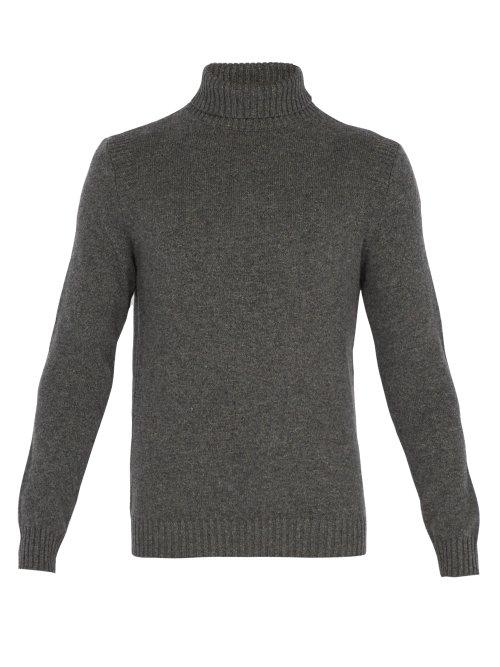 Matchesfashion.com A.p.c. - Cidre Roll Neck Sweater - Mens - Grey