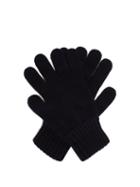 Matchesfashion.com A.p.c. - Tim Ribbed Cuff Lambswool Gloves - Mens - Dark Navy