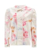Matchesfashion.com Isabel Marant - Espera Tie Dye-print Cotton Top - Womens - Pink Multi