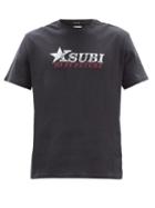 Ksubi - Hi Fi Kash Logo-print Cotton T-shirt - Mens - Black