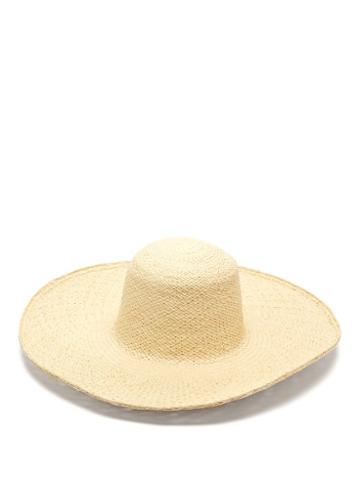 Matchesfashion.com Greenpacha - La Jolia Straw Wide Brim Hat - Womens - Beige