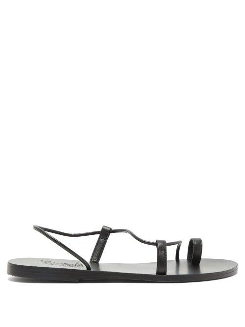 Matchesfashion.com Ancient Greek Sandals - Afea Leather Sandals - Womens - Black