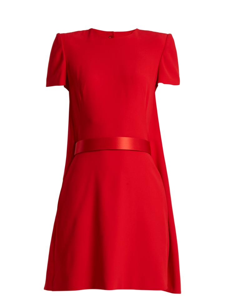 Alexander Mcqueen Crepe Mini Dress