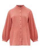 Matchesfashion.com Albus Lumen - Levitas Balloon-sleeve Cotton Shirt - Womens - Pink