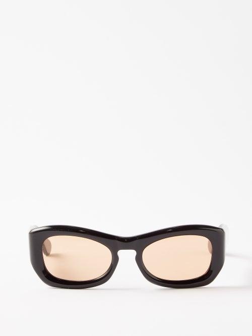 Port Tanger Eyewear - Temo D-frame Acetate Sunglasses - Mens - Black
