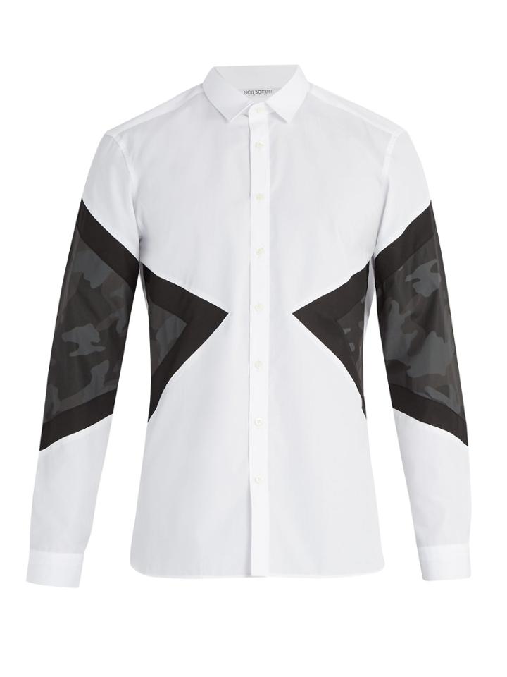 Neil Barrett Camouflage Cotton Shirt
