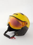 Kask - Montecarlo Visor Ski Helmet - Mens - Yellow Red