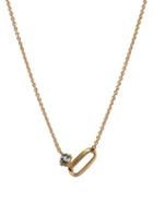 Matchesfashion.com Lizzie Mandler - March Birthstone Aquamarine & 18kt Gold Necklace - Womens - Blue Gold