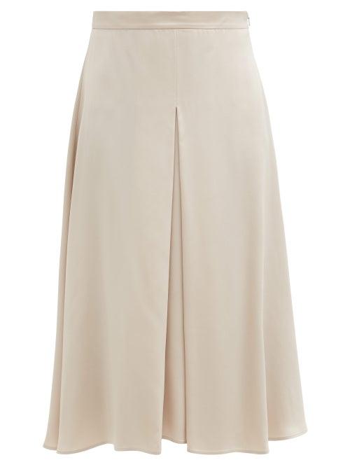 Matchesfashion.com Max Mara Studio - Pompei Skirt - Womens - Ivory