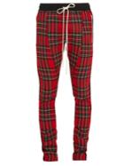 Fear Of God Skinny-fit Wool-tartan Trousers