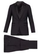 Matchesfashion.com Lanvin - Peak Lapel Wool Blend Tuxedo - Mens - Navy