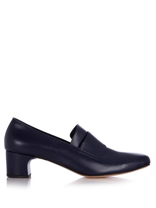 Maryam Nassir Zadeh Melisa Mid-heel Leather Loafers