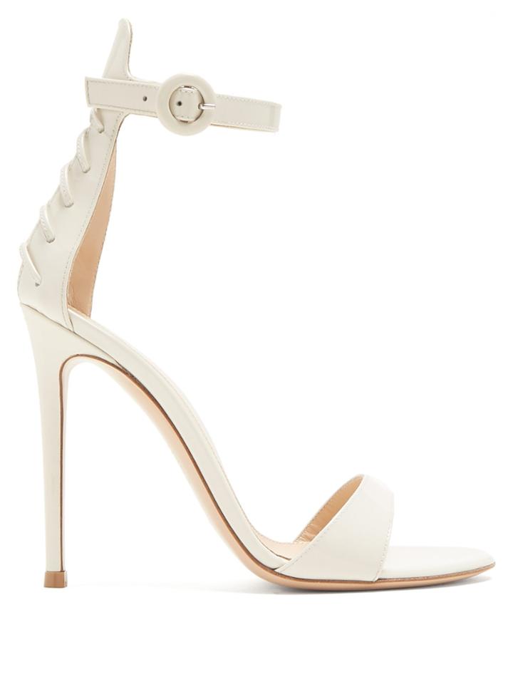 Gianvito Rossi Corset 105 Lace-up Patent-leather Sandals