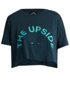 The Upside Kaila Logo-print Cotton-jersey T-shirt
