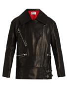 Acne Studios Morely Oversized Leather Jacket