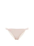 Matchesfashion.com Solid & Striped - Jade Knotted Ribbed Bikini Briefs - Womens - Light Pink