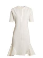Matchesfashion.com Givenchy - Round Neck Silk Trimmed Dress - Womens - Ivory