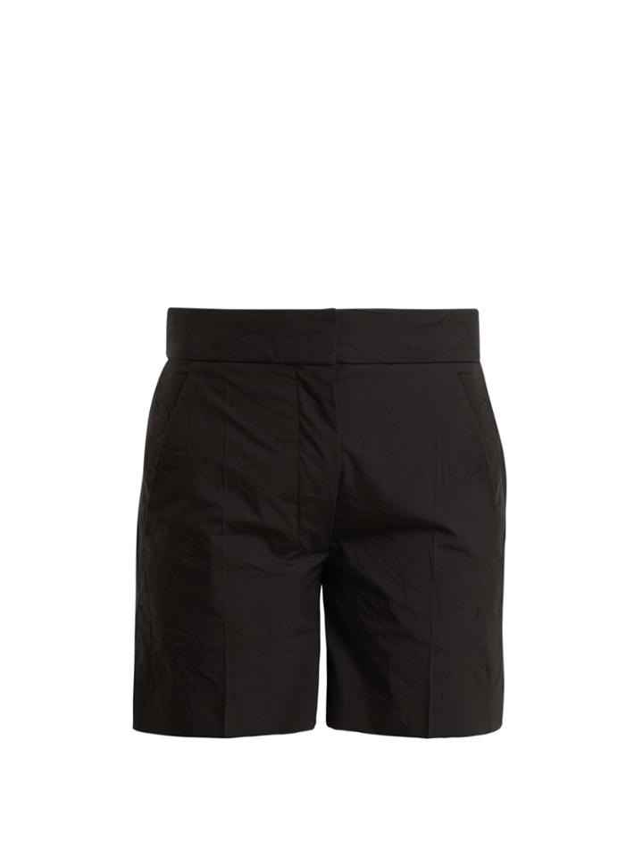 Joseph Windsor Creased-effect Cotton-blend Shorts