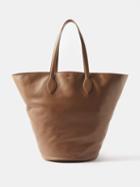 Khaite - Osa Medium Leather Tote Bag - Womens - Tan