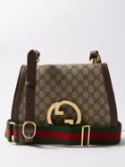 Gucci - Blondie Gg-supreme Canvas And Leather Shoulder Bag - Womens - Beige Multi