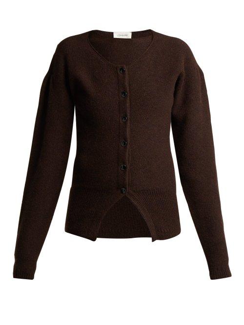 Matchesfashion.com Lemaire - Wool Cardigan - Womens - Brown