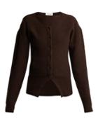 Matchesfashion.com Lemaire - Wool Cardigan - Womens - Brown