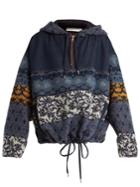 See By Chloé Patchwork Hooded Jacket