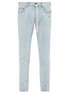 Matchesfashion.com Off-white - Light Blue Skinny Jeans - Mens - Blue