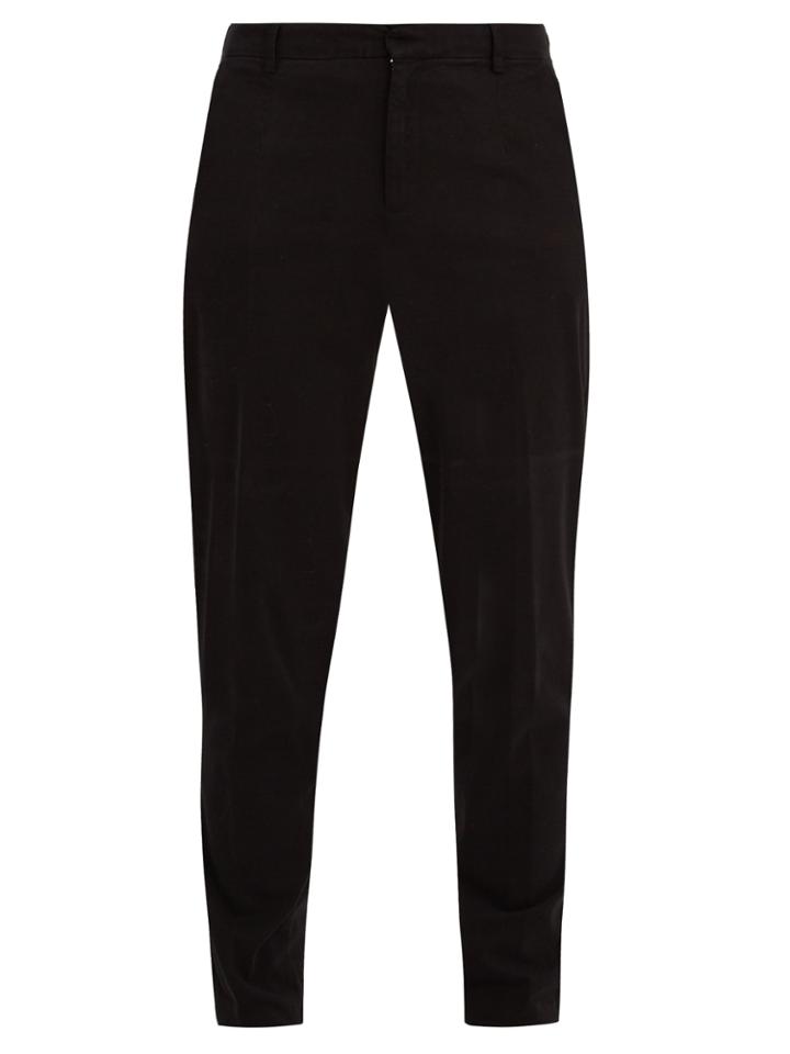 American Vintage Straight-leg Cotton-blend Chino Trousers
