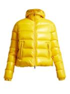 Matchesfashion.com 1 Moncler Pierpaolo Piccioli - Ginevra Hooded Quilted Down Ski Jacket - Womens - Yellow