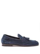 Harrys Of London Adrian Tassel-embellished Suede Loafers