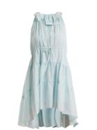 Matchesfashion.com Loup Charmant - Patmos Cotton Dress - Womens - Light Blue