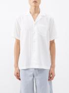 Frescobol Carioca - Angelo Seersucker-tencel Voile Shirt - Mens - White