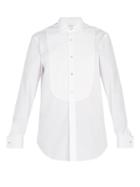 Matchesfashion.com Paul Smith - Double Cuff Curved Bib Cotton Evening Shirt - Mens - White