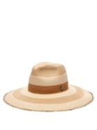 Matchesfashion.com Fil Hats - Fuji Desert Hemp Straw Hat - Womens - Cream Multi