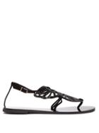 Matchesfashion.com Sophia Webster - Bibi Butterfly Suede Sandals - Womens - Black
