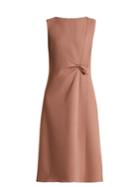 Bottega Veneta Sleeveless Asymmetric Wool-crepe Dress