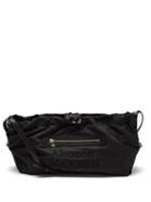 Alexander Mcqueen - The Bundle Logo-embroidered Faille Bag - Womens - Black